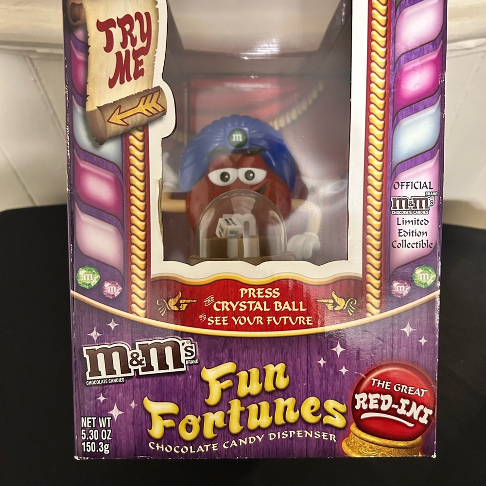 NIB 2008 M&M's The Great Red-ini Limited Edition Candy Dispenser
